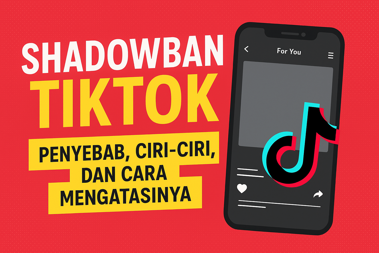 akun tiktok terkena shadowban